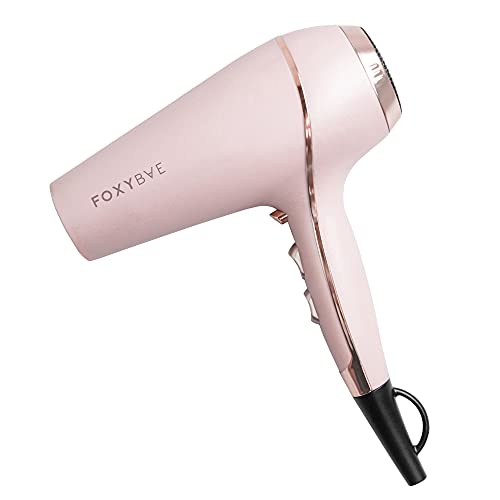 FoxyBae Baby Blush Professional Hair Dryer - Salon Grade Ionic Blow Dryer - Ceramic Tourmaline & Negative Ion