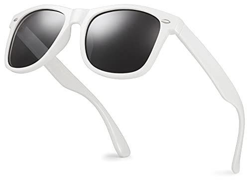 Retro Rewind Polarized Sunglasses for Men and Women - UV Protection Classic Mens Womens Sun Glasses - Cool Vintage 80s Shades