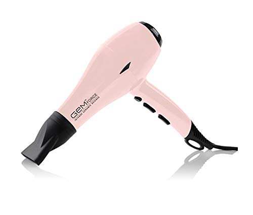 Gem Force Intense Ionic Ceramic Science Hair Dryer (Baby Pink