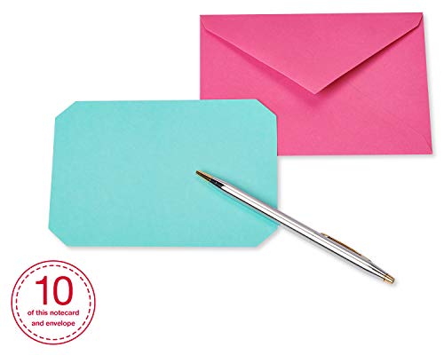 80-Count Single Panel Blank Pastel Cards with Envelopes, 40 Each by American Greetings