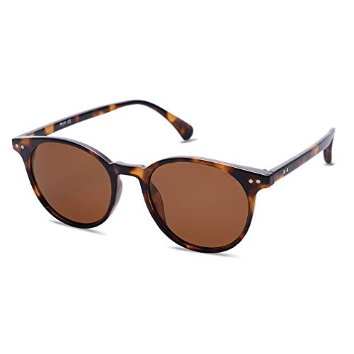 Unisex Vintage Style Round Classic Polarized Sunglasses  (4 colors)