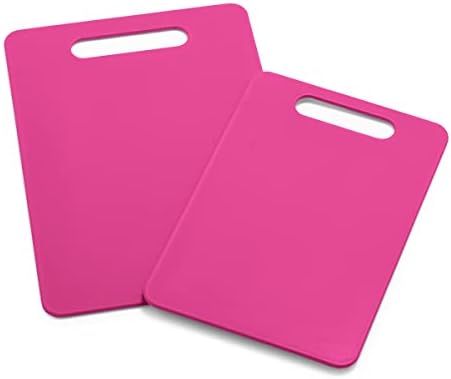 2 Piece Kitchen Cutting Board Set, Dishwasher Safe, Extra Durable (9 colors)