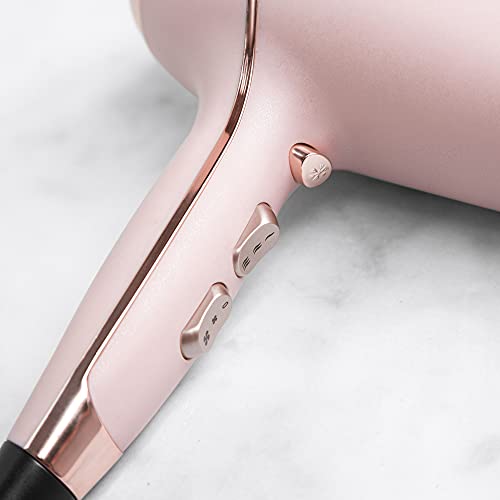 FoxyBae Baby Blush Professional Hair Dryer - Salon Grade Ionic Blow Dryer - Ceramic Tourmaline & Negative Ion