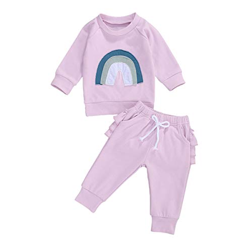 Thorn Tree Newborn Baby Girls Clothes Cotton Suit Cute Baby Kid Infant Toddler Play Wear Fall Winter Rainbow Outfits