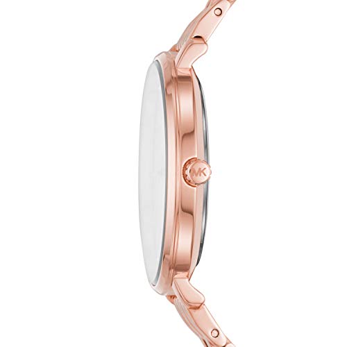 Michael Kors Rose Gold Women's Pyper Quartz Watch with Stainless Steel Plated Strap