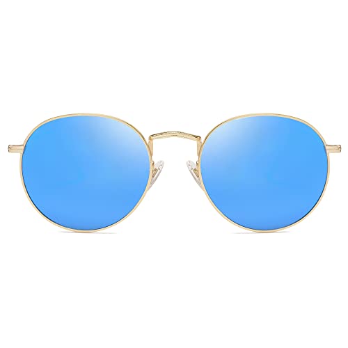 Vintage Small Round Retro Sunglasses for Men or Women  (4 colors)