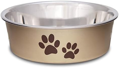 Dog or Cat Food and Water Bowl, Spill-Proof, Non-Skid Stainless Steel Pet Bowl  (9 colors)