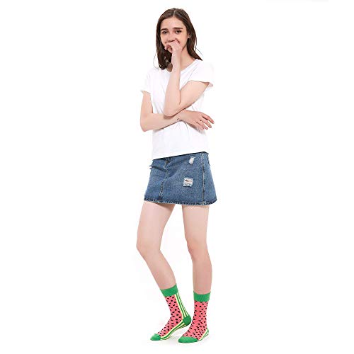 WeciBor Women's Funny Casual Combed Cotton Socks Packs (0051-66)