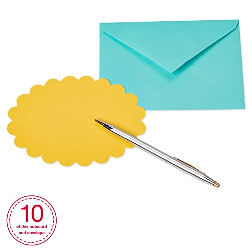 80-Count Single Panel Blank Pastel Cards with Envelopes, 40 Each by American Greetings
