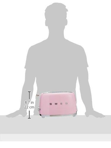 Smeg 2-Slice Toaster-Pink - Pink and Caboodle