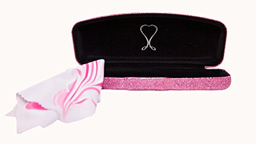 Dazzling Sparkle Smooth Glitter Women's Eye Glass or Sunglasses Case  (7 colors)
