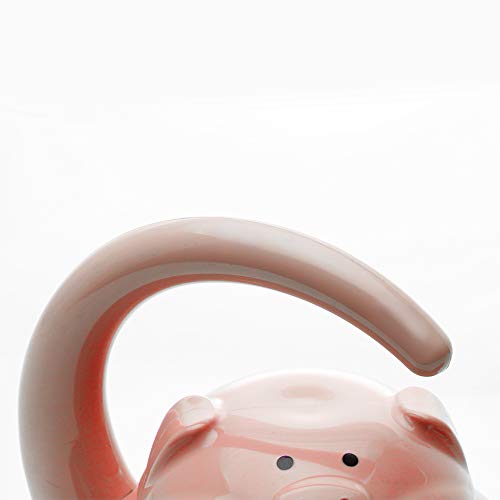 Supreme Housewares Whistling Kettle, Pink Pig