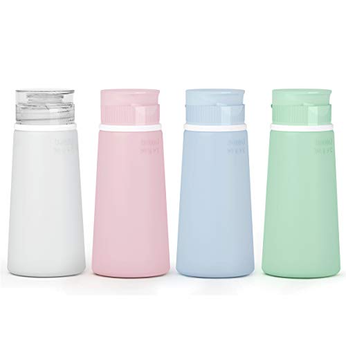 Valourgo Travel Bottles for Toiletries Tsa Approved Travel Size Containers BPA Free Leak Proof Travel Tubes Refillable Liquid Travel Accessories for Cosmetic Shampoo and Lotion Soap