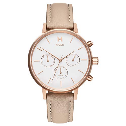 MVMT NOVA Watches | 38MM Women's Analog Watch Chronograph | Luna
