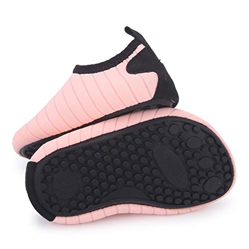 L-RUN Baby Boys Girls Water Shoes Barefoot Quick Dry Apricot 0-6 Months=EU15-16