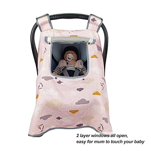 Car seat hotsell canopy girl