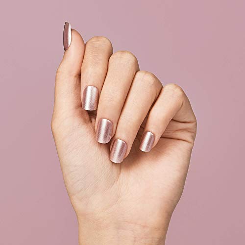 KISS imPRESS Color Press-On Manicure, Gel Nail Kit, PureFit Technology, Short Length, “Paralyzed Pink”, Polish-Free Solid Color Mani, Includes Prep Pad, Mini File, Cuticle Stick, and 30 Fake Nails