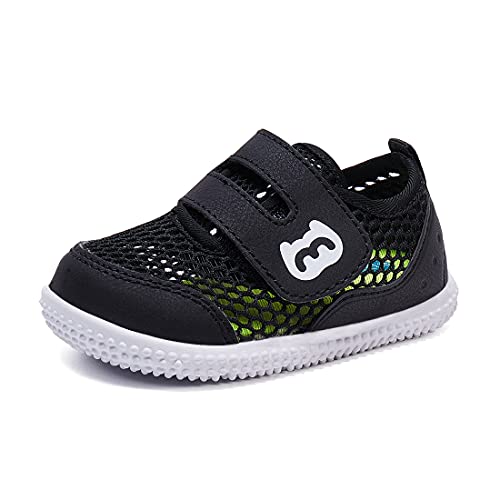 BMCiTYBM Baby Walking Shoes Infant Sneakers Girls Boys Mesh First Walkers Shoes 6 9 12 18 24 Months Black Size 12-18 Months Infant