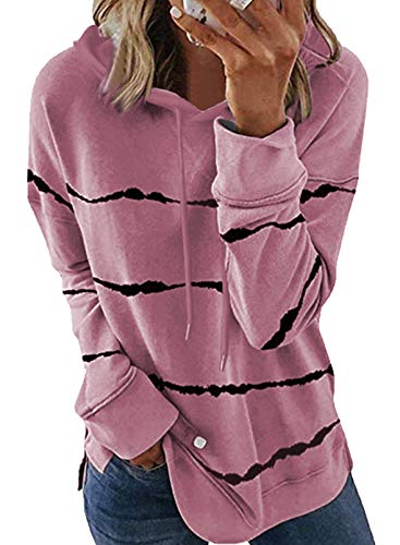 GOLDPKF Womens Fall Sweaters and Tops Sweat Shirts Women Hoodie Women's Boutique Hoodie Women Sweatshirts Clearance Woman's Hoodie Plus Pink Small