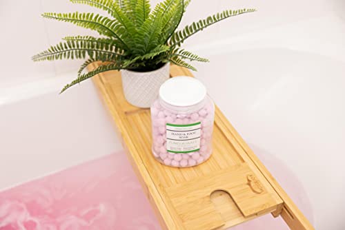 Bulk Sjze Mini Bath Bombs for Hand & Foot Soak, Mani & Pedi Epsom Salt Fizz Balls  (4 fragrances)