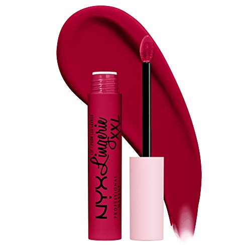 NYX PROFESSIONAL MAKEUP Lip Lingerie XXL Matte Liquid Lipstick - Stamina (Blue Red)