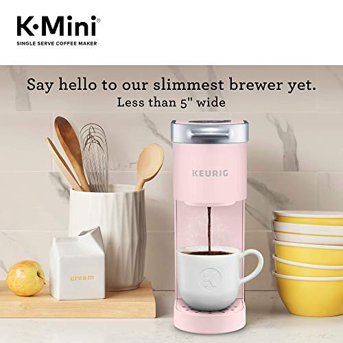 Keurig K-Mini Coffee Maker, Single Serve K-Cup Pod Coffee Brewer, 6 to –  Pink and Caboodle