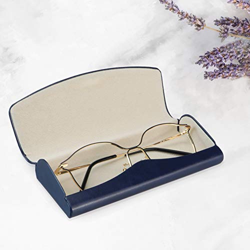 LifeArt Eyeglass Case Hard Shell, Portable Sunglass Case for Women and Men, fashionable PU Leather Eyeglass Case, Lightweight