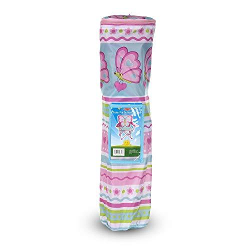 Melissa & Doug Cutie Pie Pink Butterfly Camp Chair w/Cup Holder & Carry Bag - Pink and Caboodle