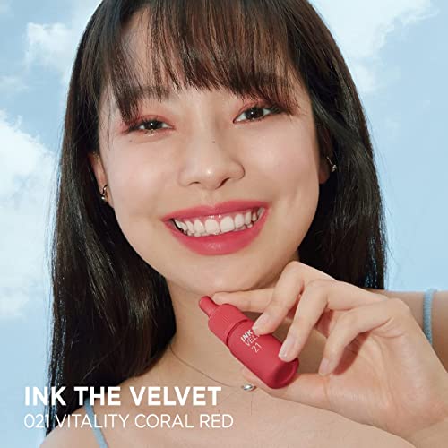 Peripera Ink the Velvet (Liquid Lip, 021 Vitality Coral Red)