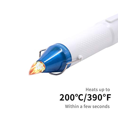 mofa emboss Heat Pen,Mini Heat Gun,Hot Air Pen Tools Shrink Pen with S –  Pink and Caboodle
