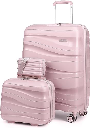 5-Pc Hard Shell Expandable Suitcase Luggage Set with Spinner Wheels and TSA Locks  (4 colors)