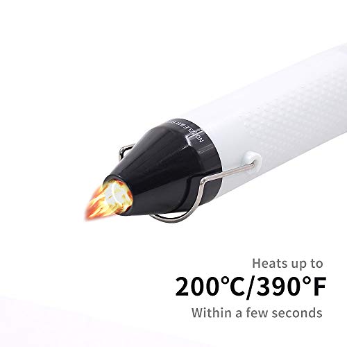 mofa emboss Heat Pen,Mini Heat Gun,Hot Air Pen Tools Shrink Pen with Stand  For DIY Embossing And Drying Paint Multi-Purpose Electric Heating Nozzle