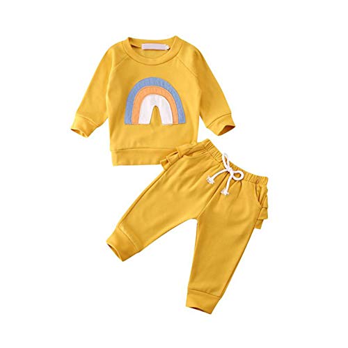 Thorn Tree Newborn Baby Girls Clothes Cotton Suit Cute Baby Kid Infant Toddler Play Wear Fall Winter Rainbow Outfits