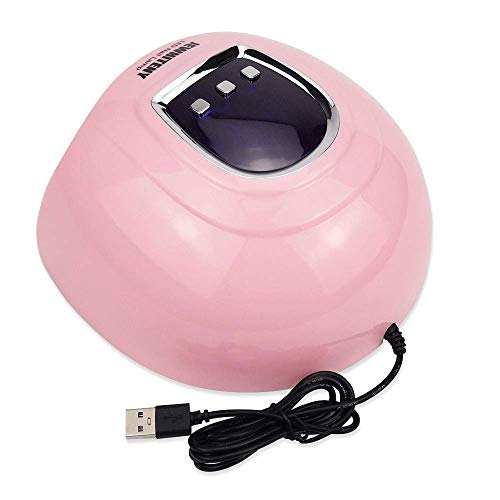UV LED Nail Lamp 54W, Professional Nail Dryer Gel Polish Light, UV Nail Light with 3 Timer Setting, Nail Polish Curing Gel LED Dryer, Professional Nail Art Tools with Automatic Sensor, LCD Display