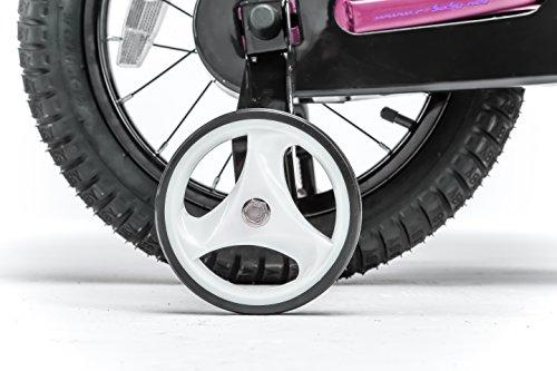 Training Wheels Bicycle for Boys or Girls - 4 Sizes, 6 Colors - Pink and Caboodle