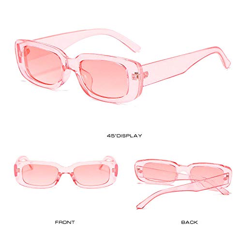 Retro Y2K Rectangle 90s Sunglasses for Women  (8 colors)