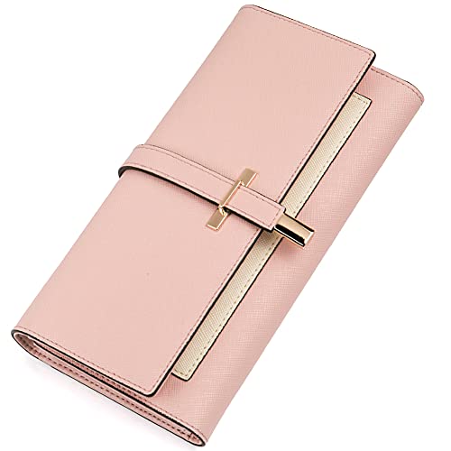 Ladies Trifold Clutch Wallet & Card Holder, Slim Design  (11 colors)