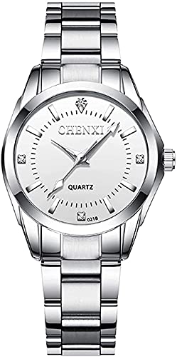 Watches for Women Analog Quartz Silver Stainless Steel Watches Luminous Waterproof Ladies Dress Watch
