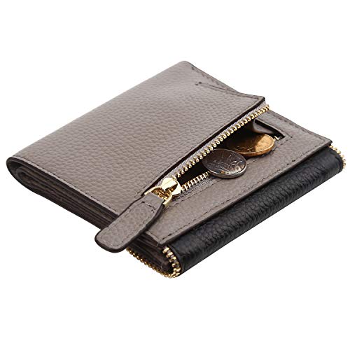 Lavemi RFID Blocking Small Compact Leather Wallets Credit Card Holder Case for Women(Envelope Black)