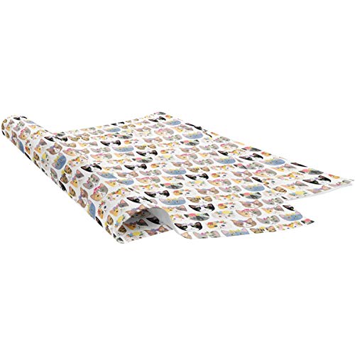 Kitty Cats Printed Tissue Wrapping Paper, 48 Sheets (15 x 20 inches