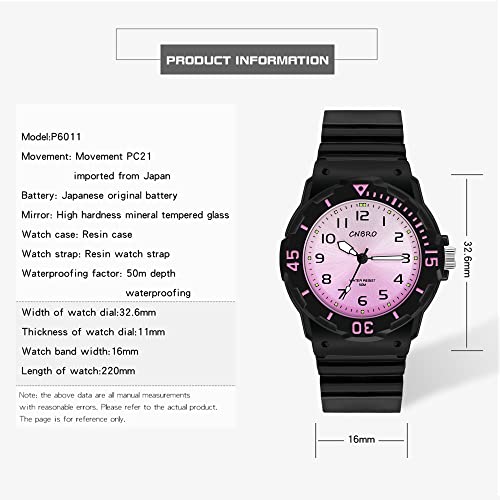 Women's Watch Sport Waterproof Watches Nurse Minimalist Simple Analog Watch Casual Ladies Watch Rose Gold Pink