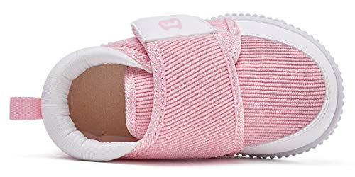 BMCiTYBM Baby Shoes Boy Girl Infant Sneakers Winter Warm Non Slip First Walkers 6 9 12 18 24 Months Pink Size 4