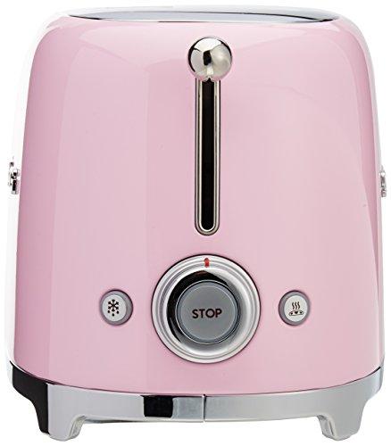 Smeg 2-Slice Toaster-Pink - Pink and Caboodle