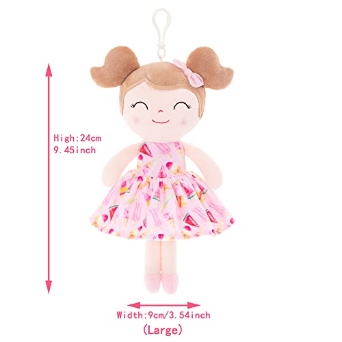 Gloveleya Soft Dolls Plush Figures Ice Cream Dress Doll Baby Gift 9"