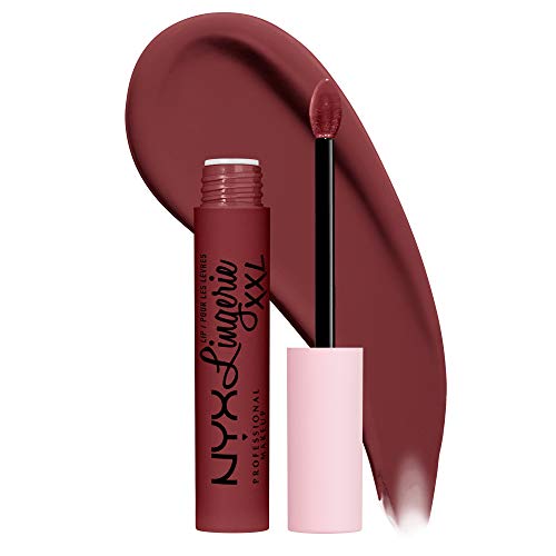 NYX PROFESSIONAL MAKEUP Lip Lingerie XXL Matte Liquid Lipstick - Strip & Tease (Brown Plum)