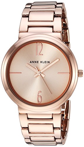 Anne Klein Women's AK/3168RGRG Rose Gold-Tone Bracelet Watch