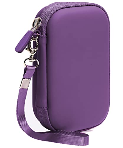 Handy Protective Case for MacBook Air Power Adapter, Also Good for USB C Hub, Type C Hub, USB Multi Ports Type c hub, Featured Compact case for Easy Storage and Protection, mesh Pocket (Purple)