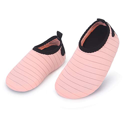 L-RUN Baby Boys Girls Water Shoes Barefoot Quick Dry Apricot 0-6 Months=EU15-16