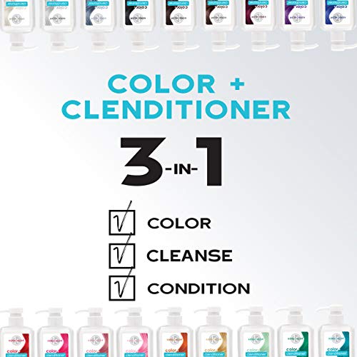 Keracolor Clenditioner BLUE Hair Dye - Semi Permanent Hair Color Depositing Conditioner, Cruelty-free, 12 Fl. Oz.