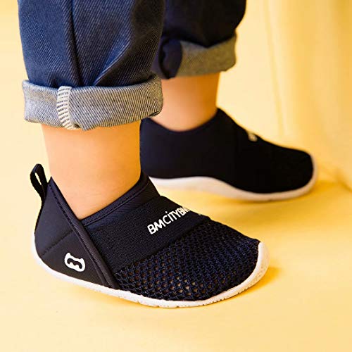 Baby Sneakers Girls Boys Mesh First Walkers Shoes 6 9 12 18 24 Months Navy Size 12-18 Months Infant